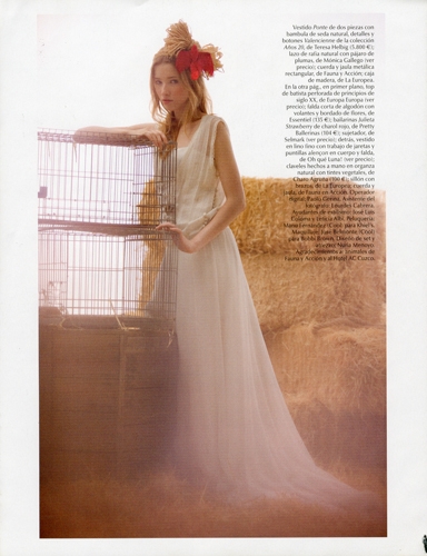 Donna Loos en Romee Strijd  Vogue Spain February 2010  Photographer Estafania Paparelli 